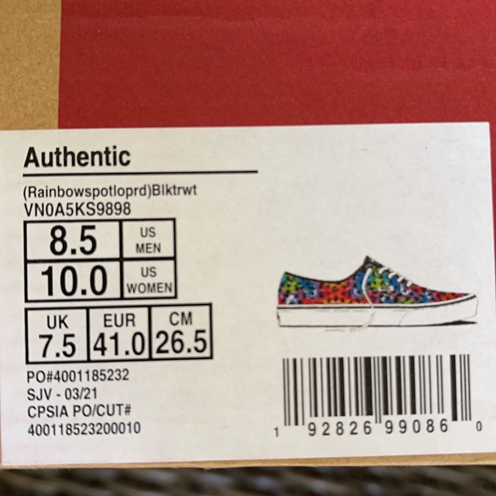 Vans Authentic Rainbowspotloprd MENS - Picture 16 of 16